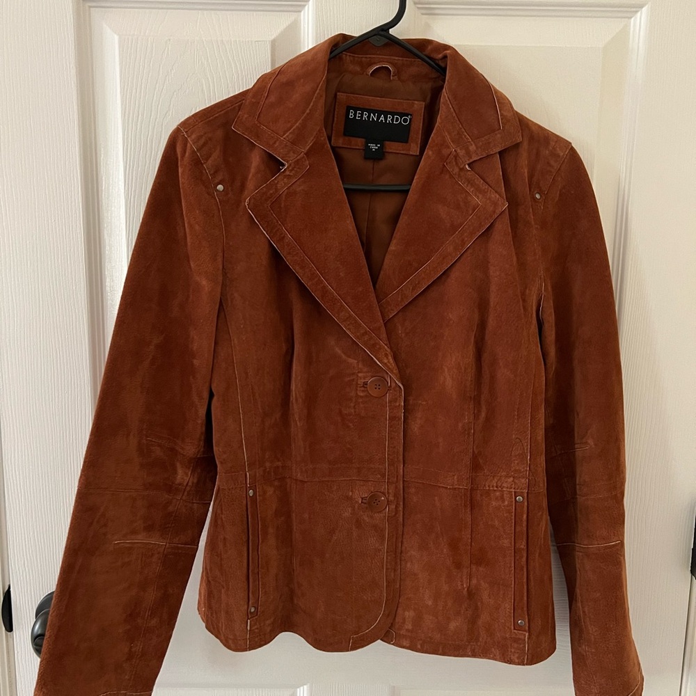 Bernardo Women's Brown Suede Jacket